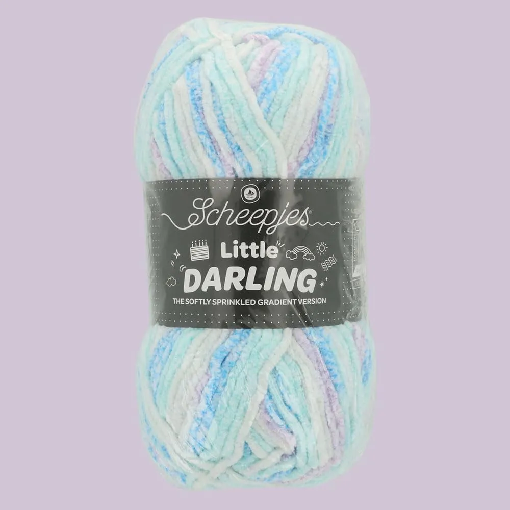 Scheepjes Little Darling Sprinkled Garn 03 Frost 50g Verlauf Rosa