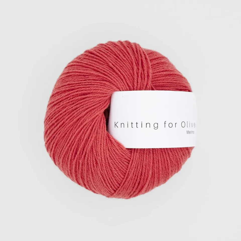 Knitting for Olive Merino Strickgarn Watermelon korallrot