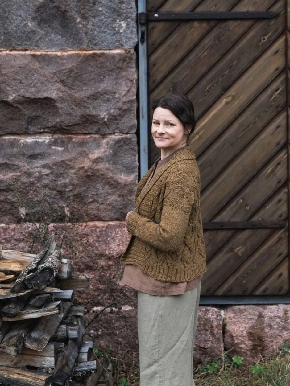 John Arbon Loue Cardigan Strickkit Gerste Größe 1-2