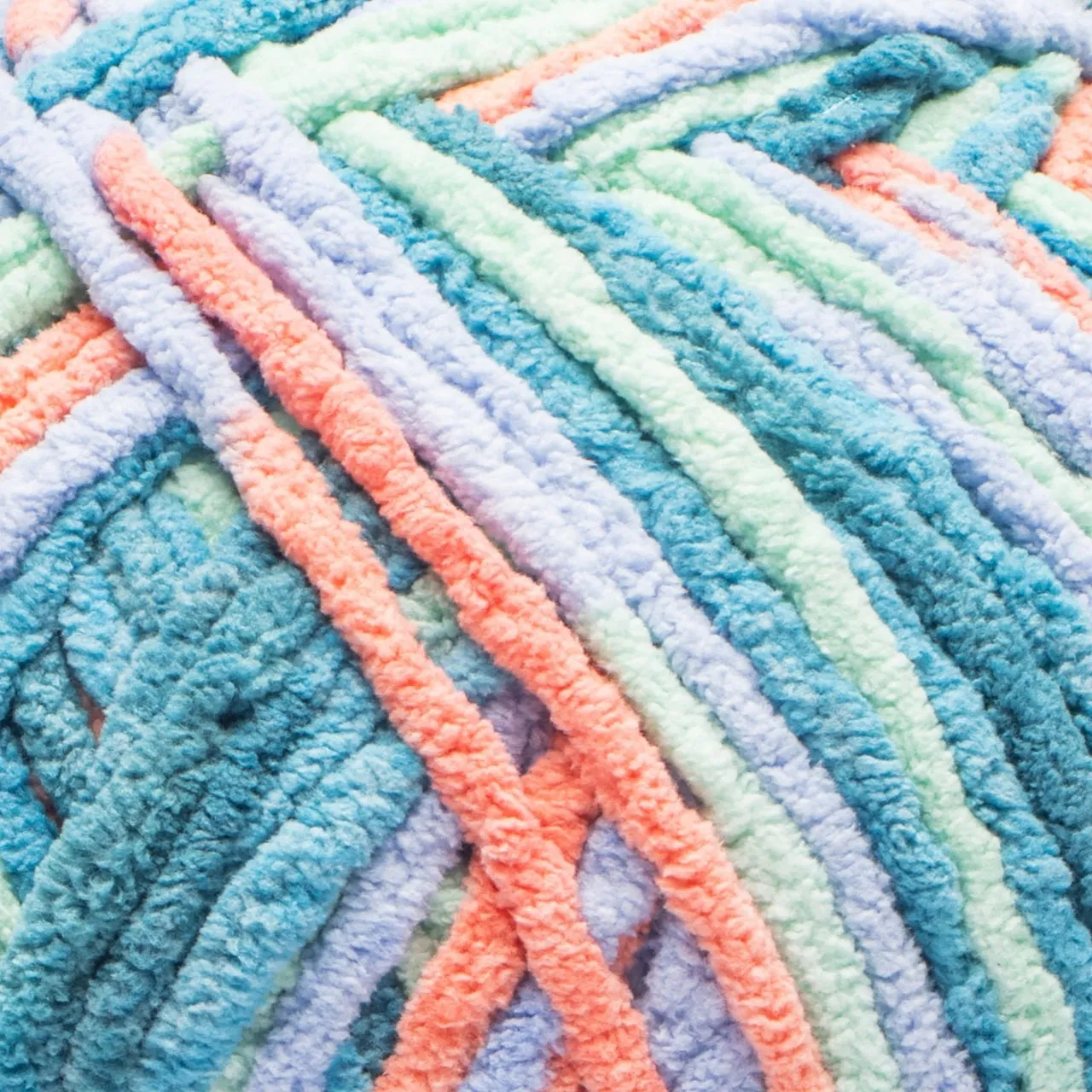 Bernat Blanket 2026 Chenillegarn 1000g Coral Reef plüschig