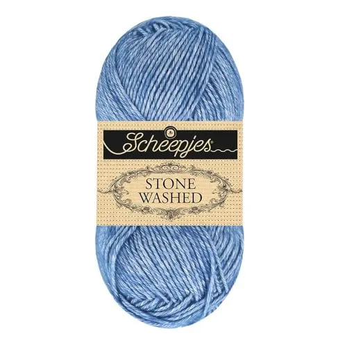 Scheepjes Stone Washed 846 Garn Lazurite 50g meliert