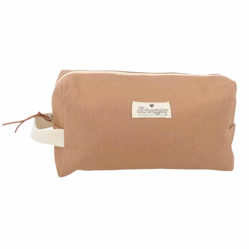 Scheepjes Zubehörtasche Braun 24x13x9cm Baumwollmix