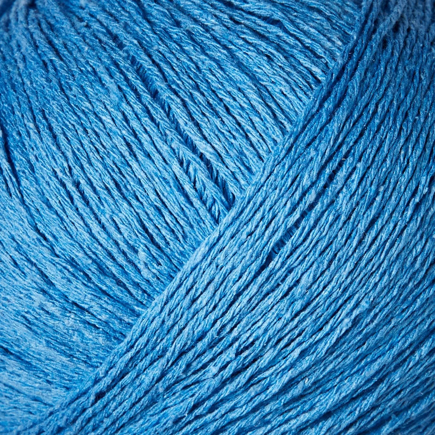 Knitting for Olive Pure Silk Poppy Blue Garn 50g himmelblau