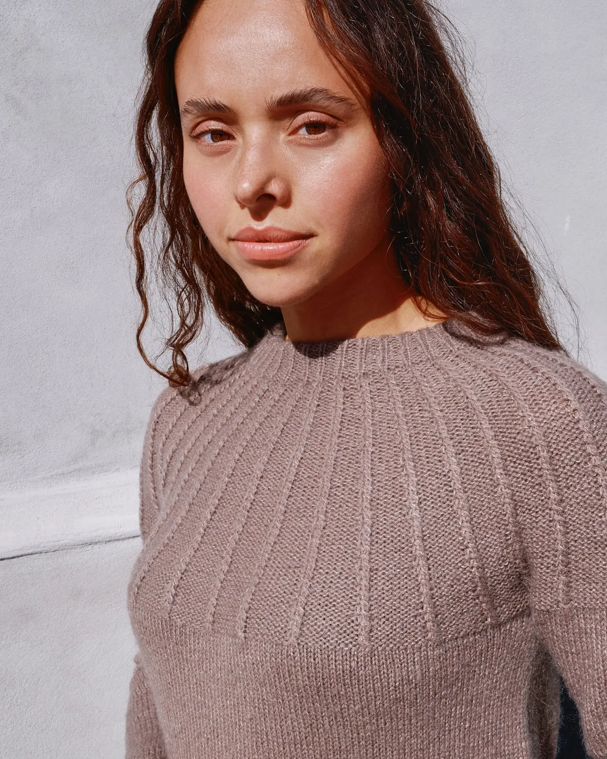 Knitting for Olive Björk Sweater Strickanleitung Pullover top-down