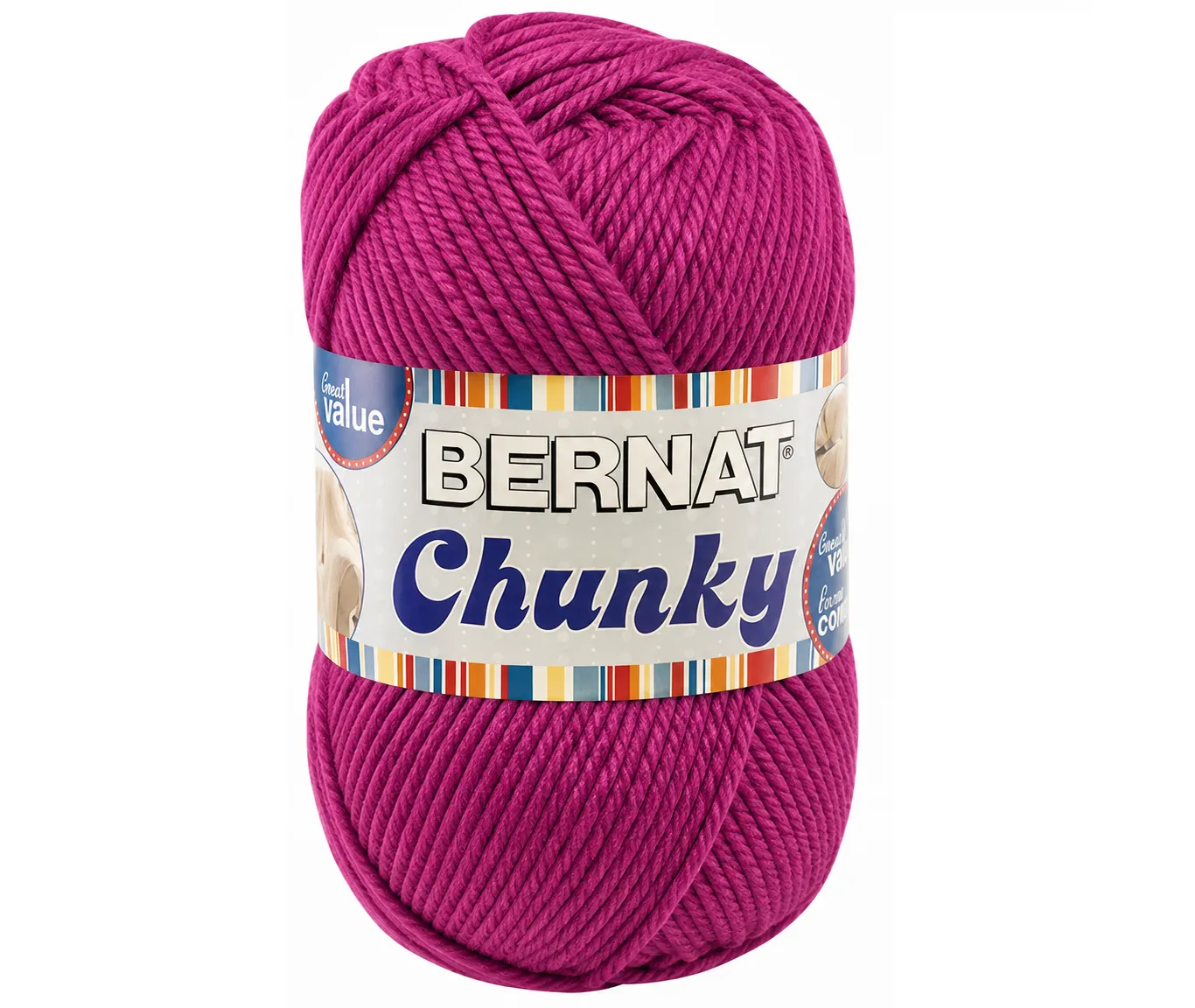 Bernat Big Ball Chunky Wolle 400g True Gray Grau