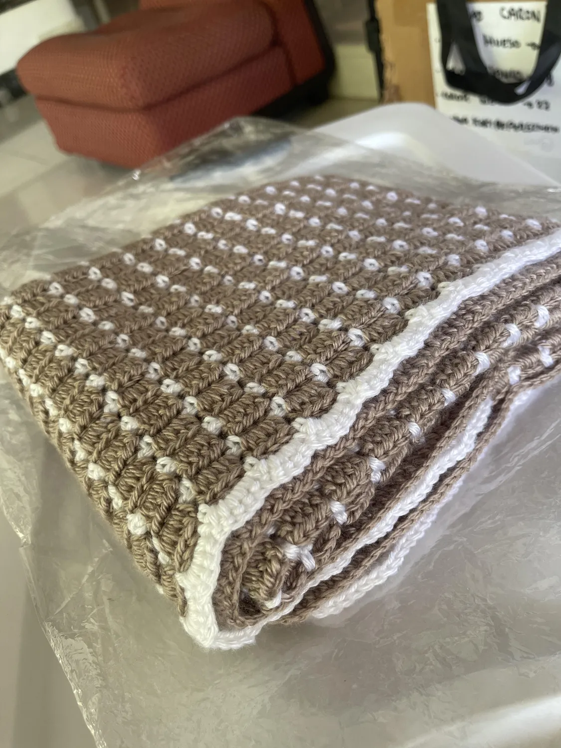 Bernat Softee Baby Babygarn White leicht waschbar