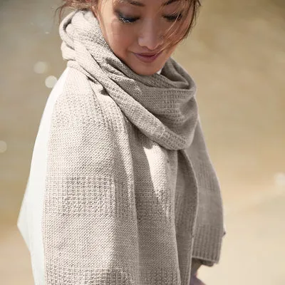 Rosy Green Wool Streling Strickanleitung Schal 188cm