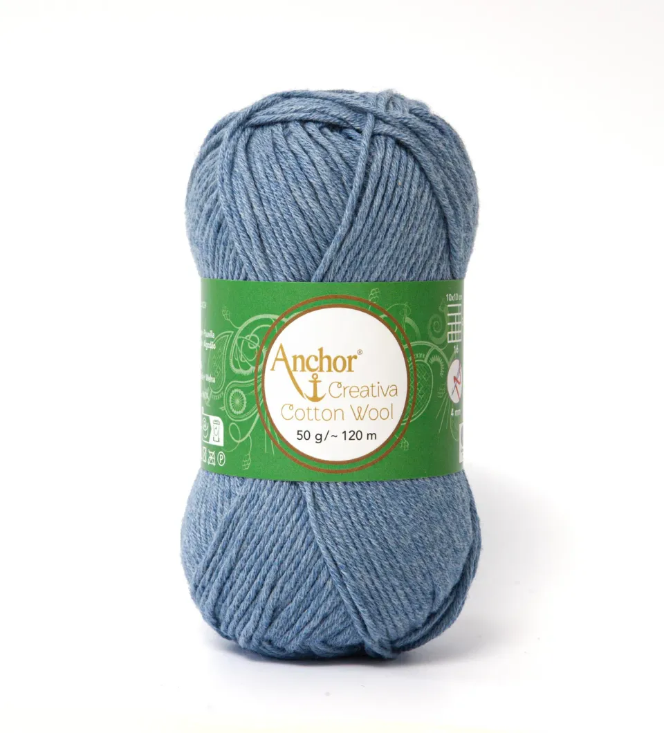 Anchor Creativa Cotton Wool Strickgarn 70% Baumwolle