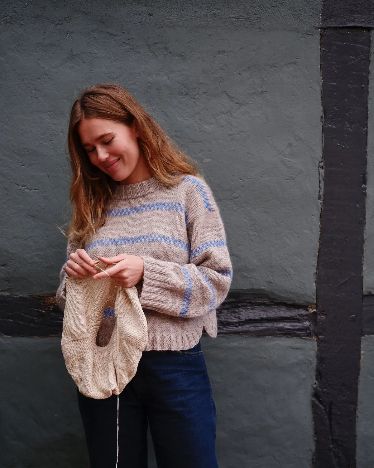 Knitting for Olive Lindgren Sweater Strickanleitung Deutsch Damen