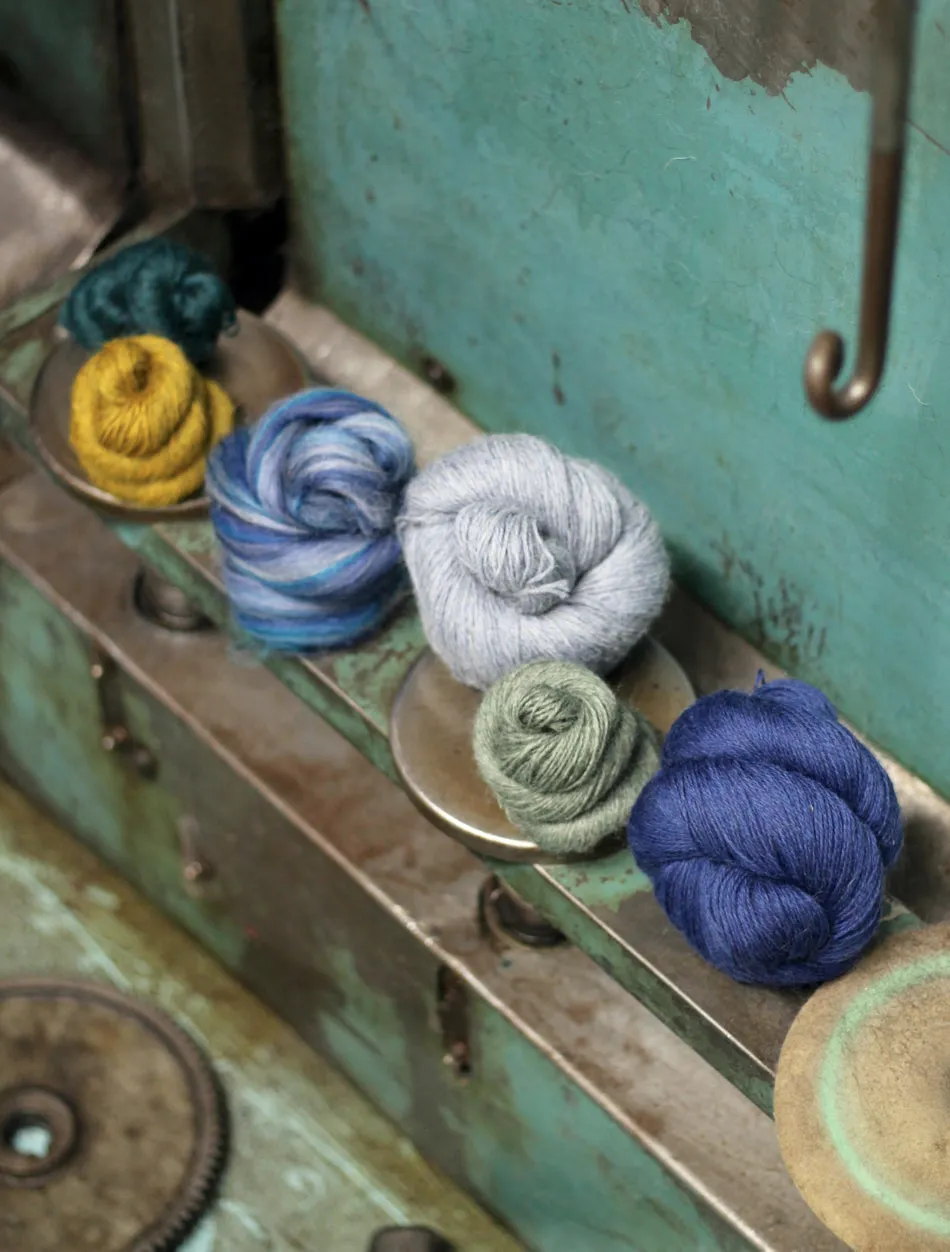 John Arbon Devonia 4ply Wolle Cream 100g Strang