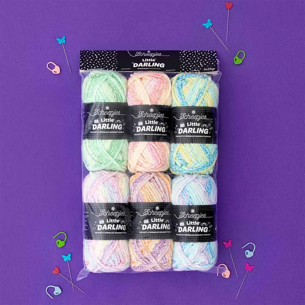 Scheepjes Little Darling Sprinkled Gradient Wolle Sundae Parade 4x25g