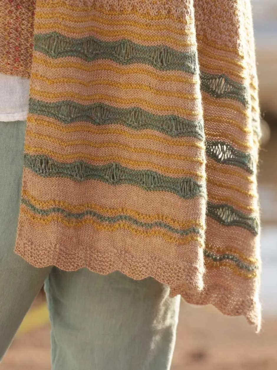 John Arbon Prestwick Pebble Wrap Strickset Cool Tones Gr 1
