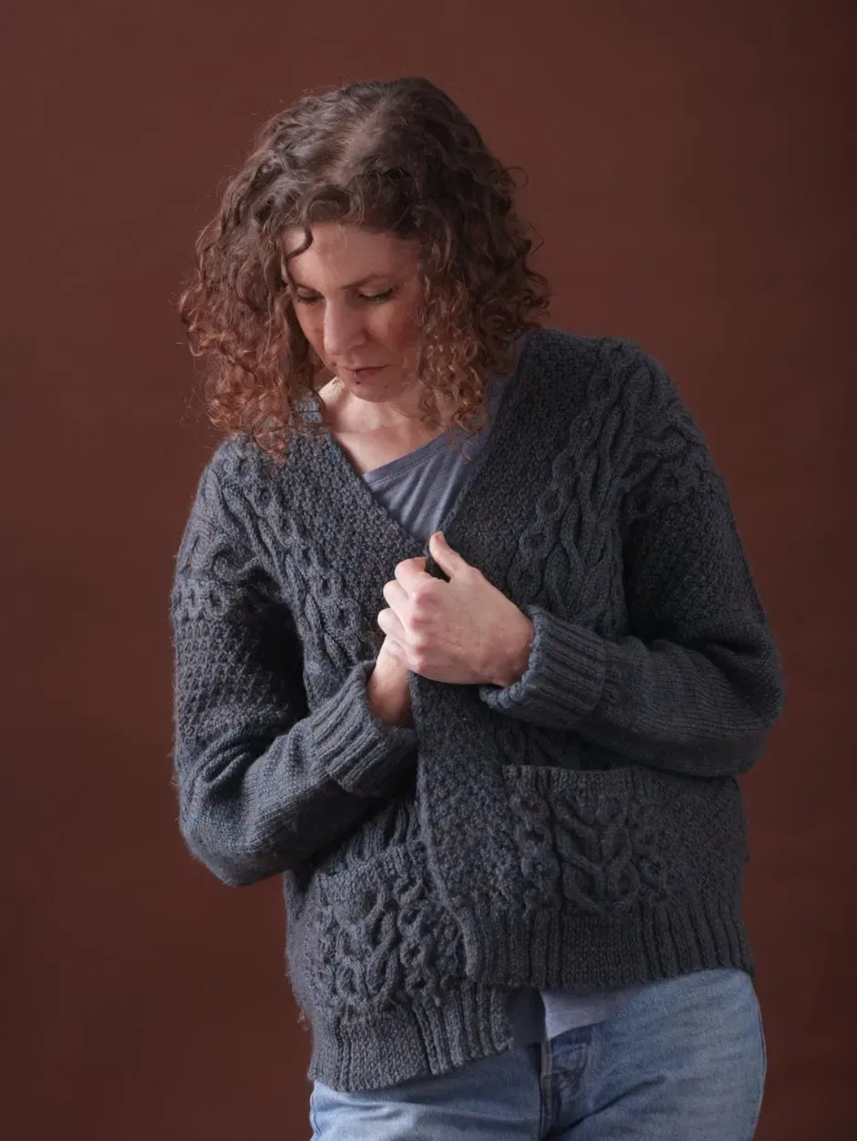 John Arbon Yarnadelic Winters Beach Cardi Strickset