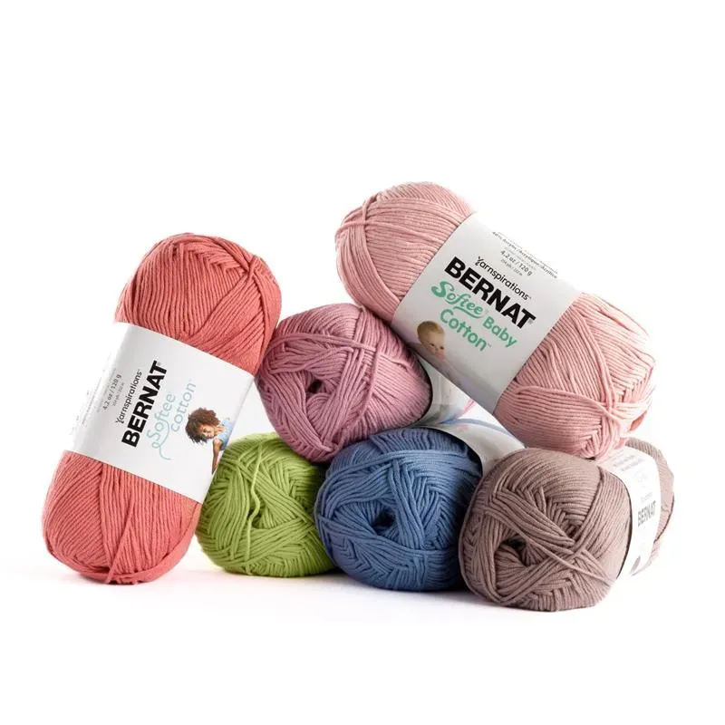 Bernat Softee Baby Wollset Box Taupe Coral 6-farbig
