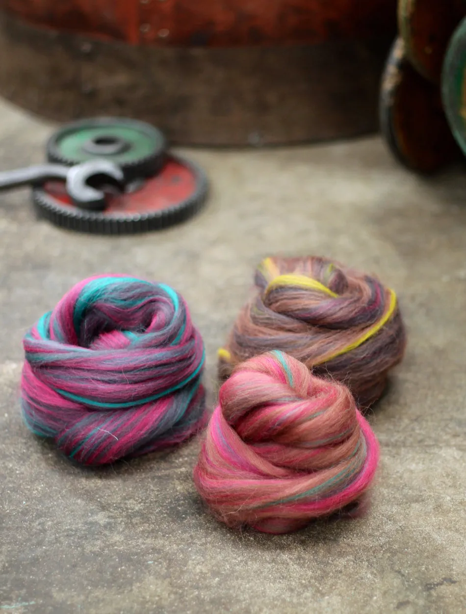 John Arbon Appledore Kammzug Fair Maid Spinnen 100g