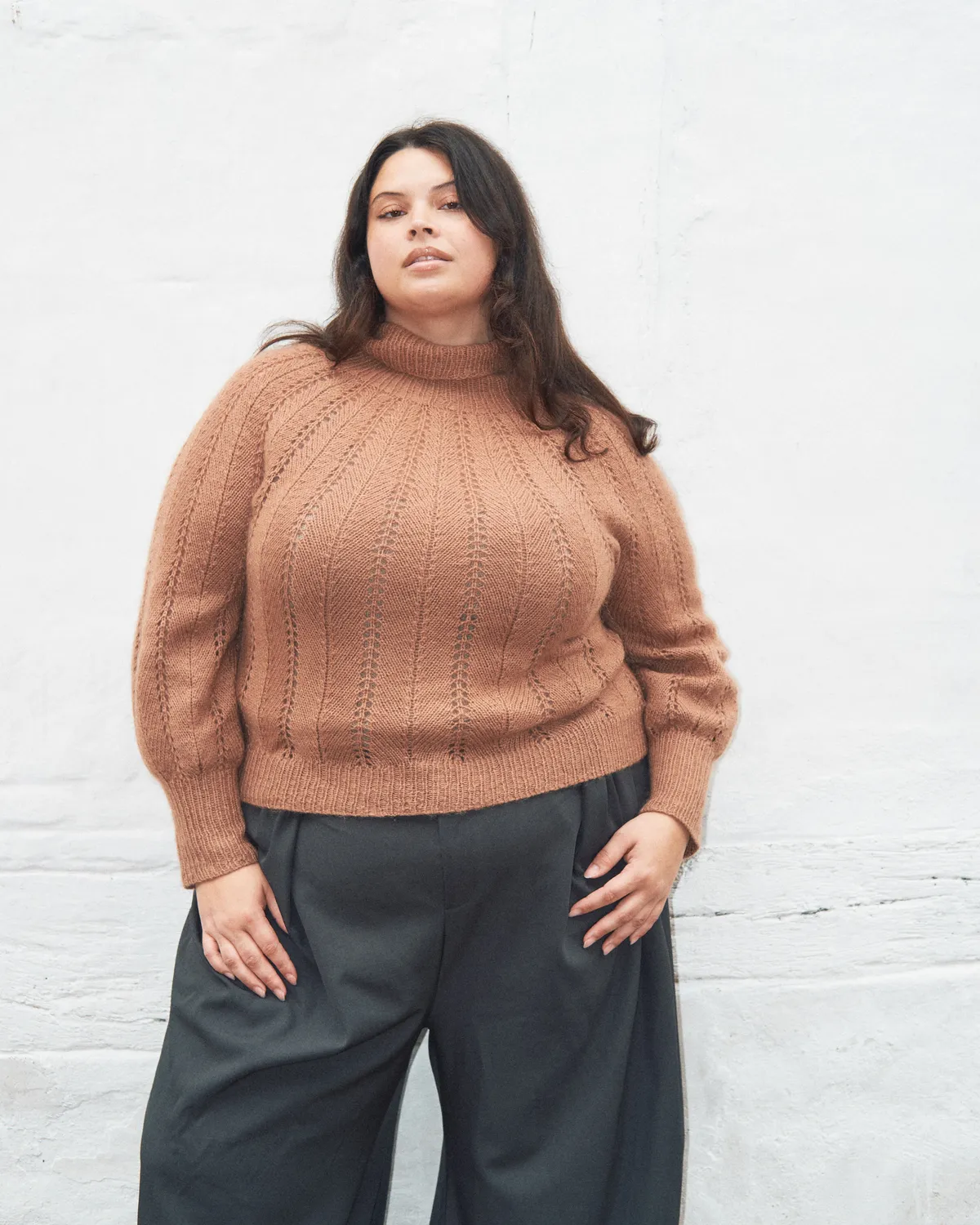 Knitting for Olive Fern Sweater Strickanleitung deutsch Lacemuster