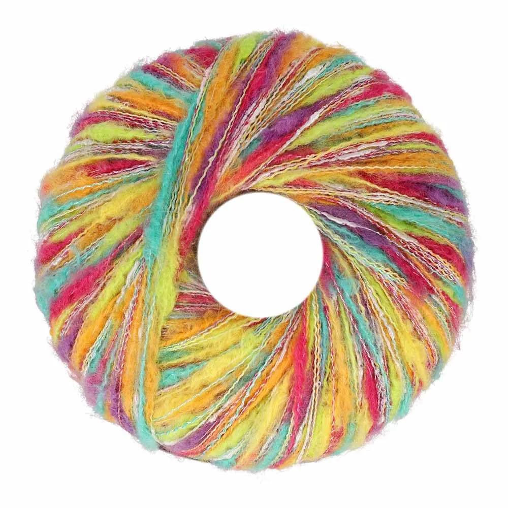 Scheepjes Trailway 001 Rainbows Garn 50g Rosa Gelb Lila