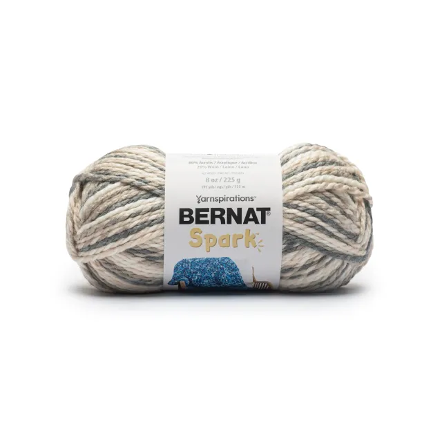 Bernat Spark Wolle 225g meliert capo-print