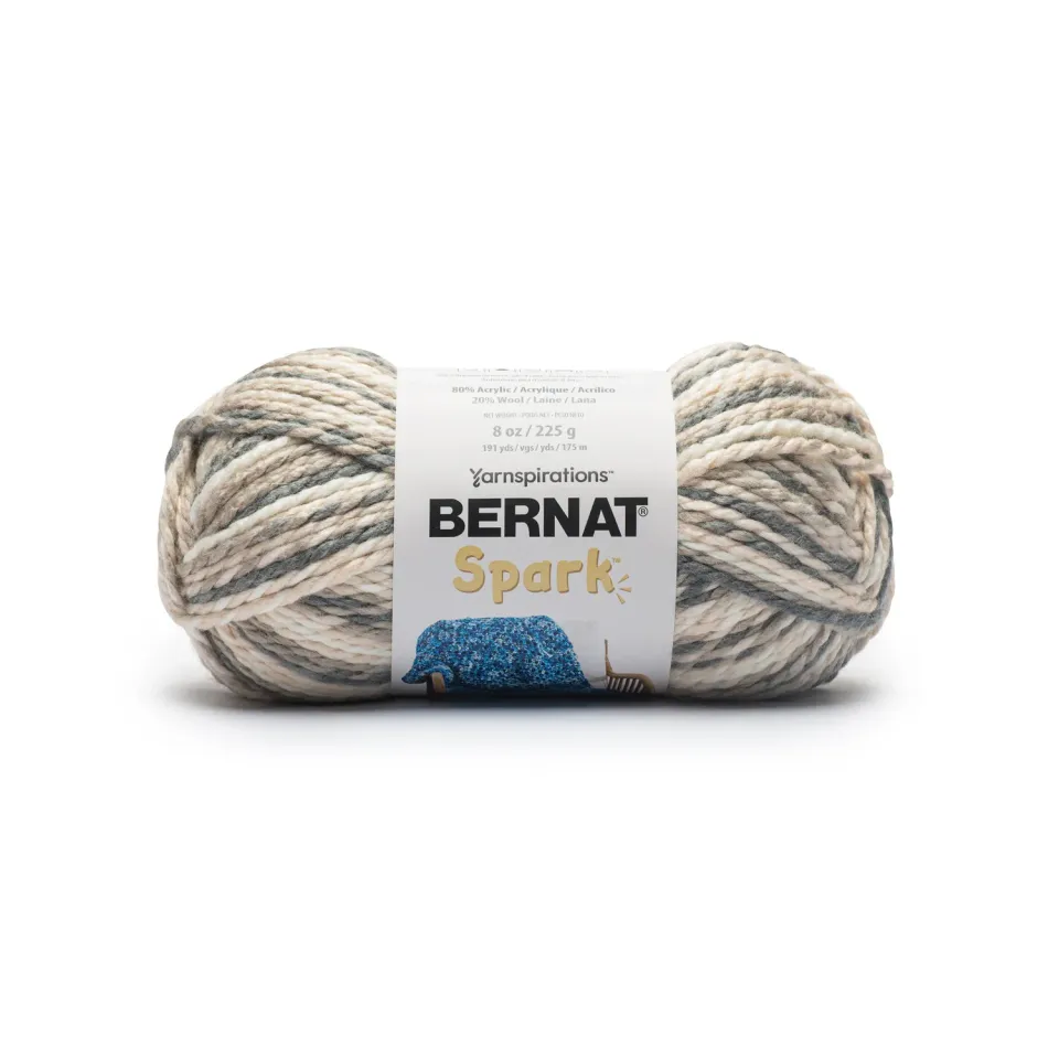 Bernat Spark Wolle 225g meliert capo-print