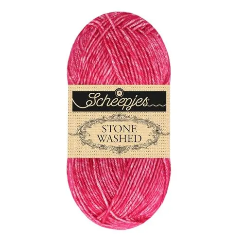Scheepjes Stone Washed 839 Garn Eudialyte 50g meliert