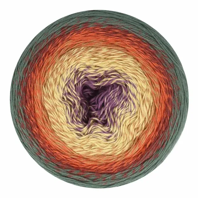 Scheepjes Cotton Whirl Verlaufsgarn 708 Pumpkin Spice 1000m