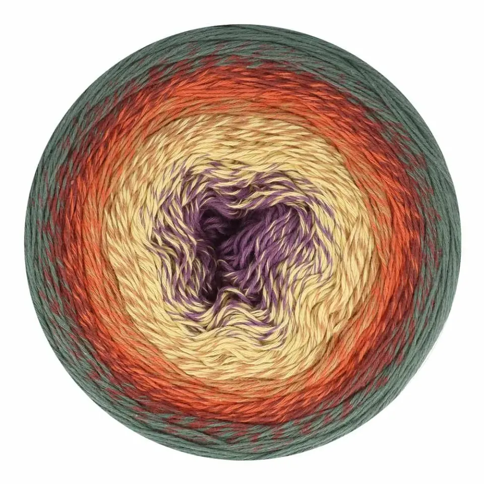 Scheepjes Cotton Whirl Verlaufsgarn 708 Pumpkin Spice 1000m