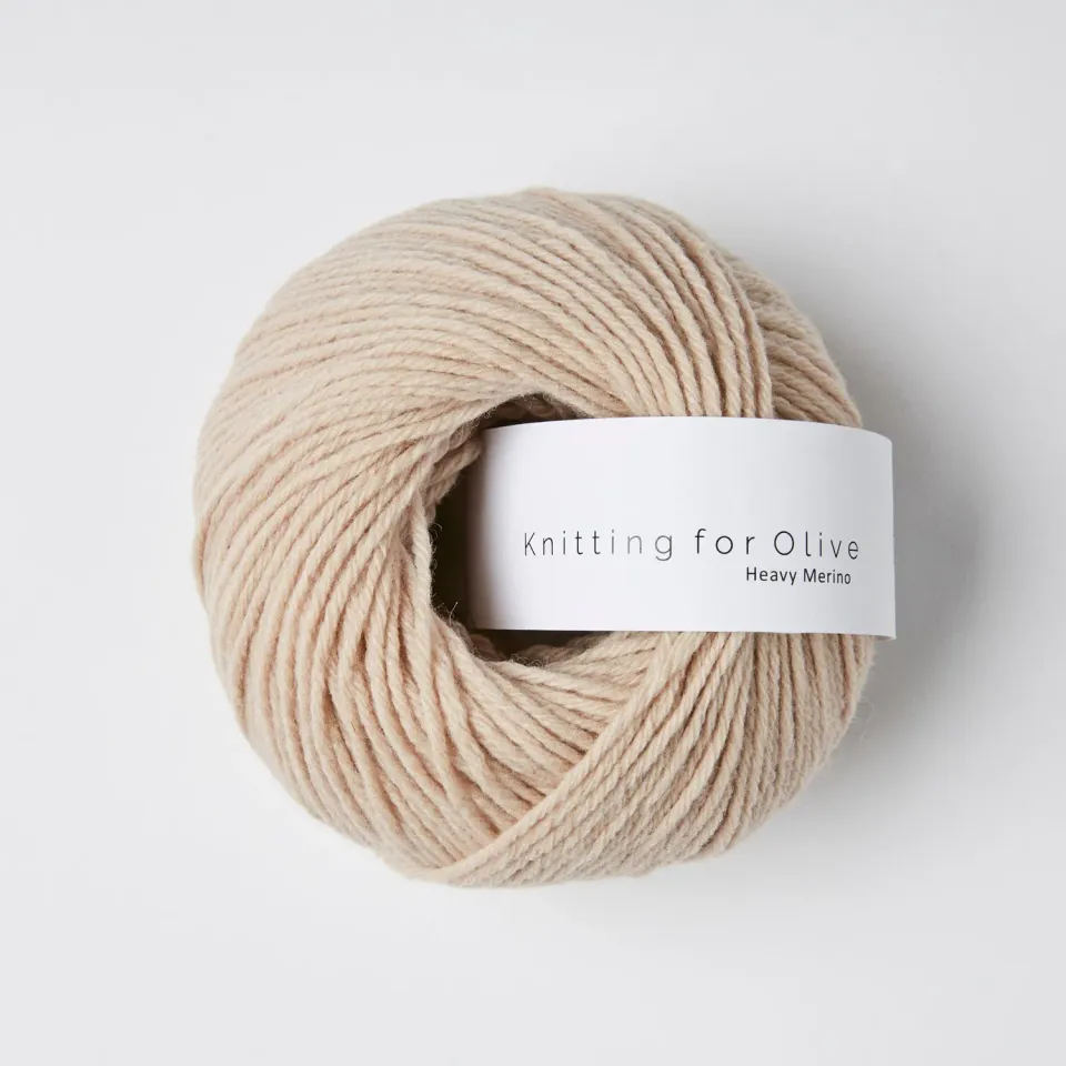 Knitting for Olive Heavy Merino Wolle Powder puderbeige
