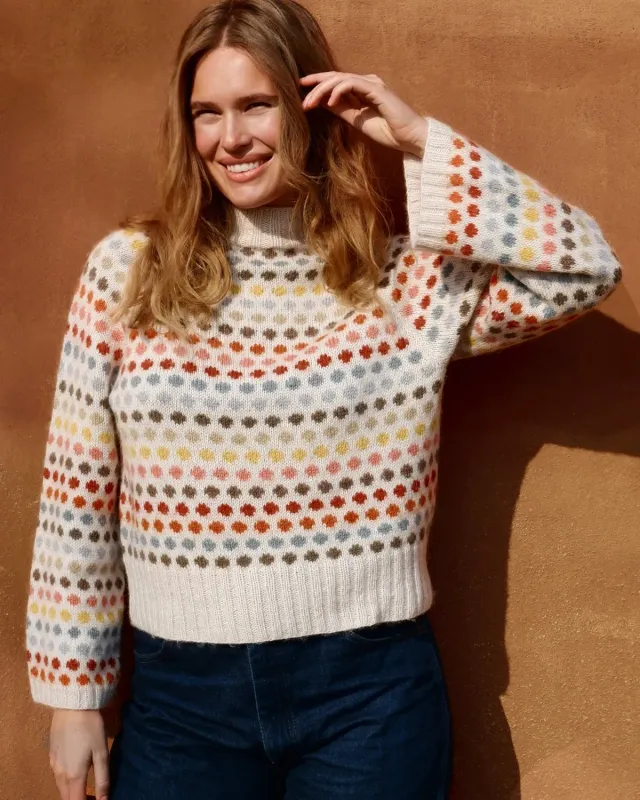 Knitting for Olive Dot Sweater Strickanleitung XS-4XL Colorwork