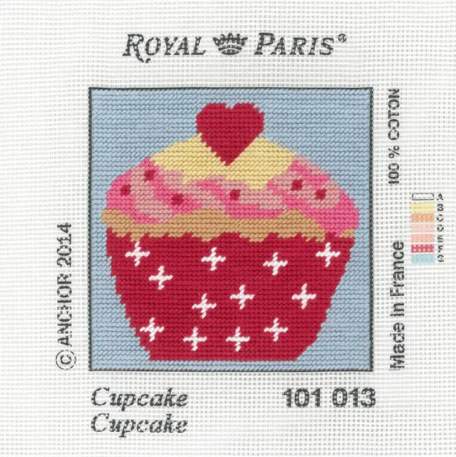 Anchor Royal Paris Cupcake Stickbild 15 cm Kinder