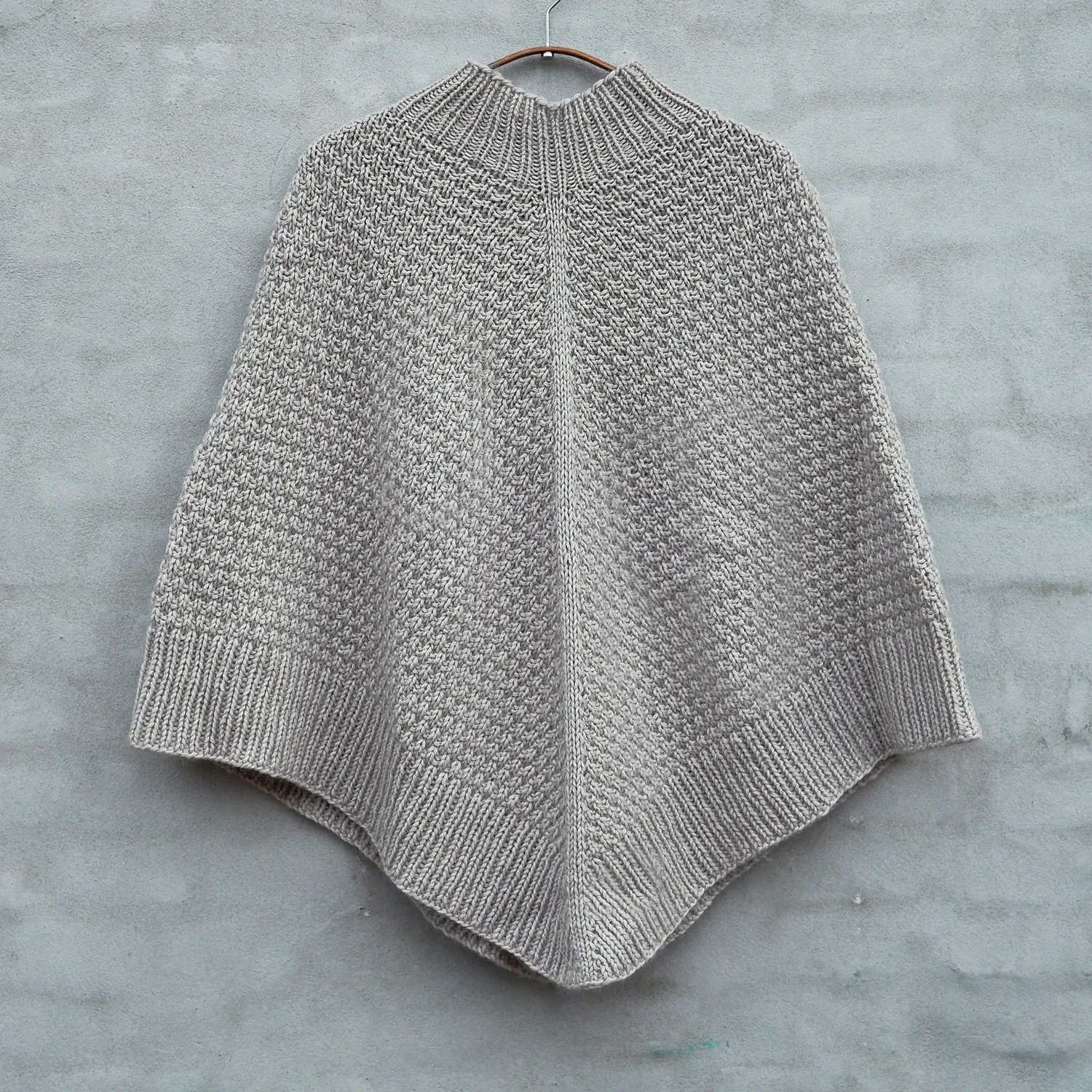 Knitting for Olive Elvira Poncho Strickanleitung Struktur