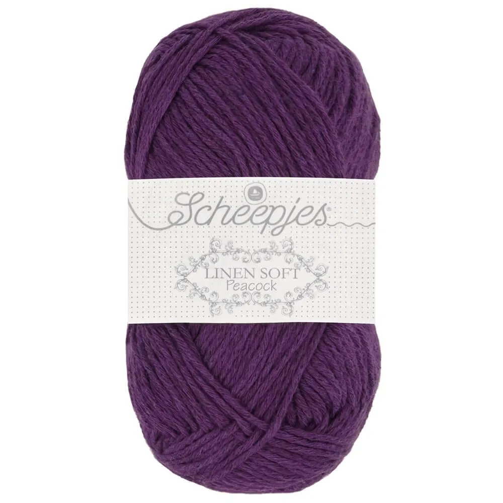 Scheepjes Linen Soft 619 Häkelgarn 50g grau matt
