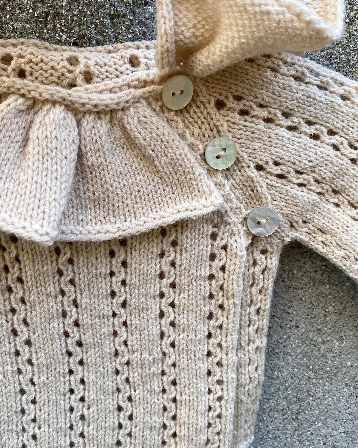 Knitting for Olive Rhubarb Wrap Strickanleitung Deutsch Baby