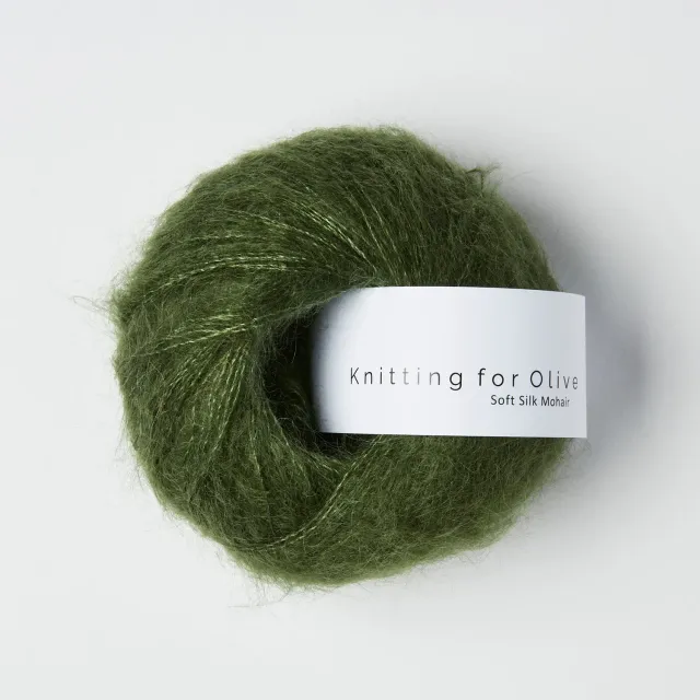 Knitting for Olive Soft Silk Mohair Bottle Green dunkelgrün
