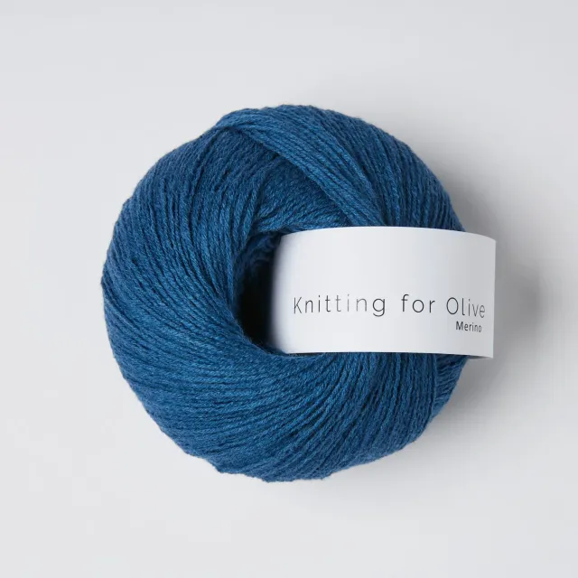 Knitting for Olive Merino Blue Tit Wolle 50g petrolblau