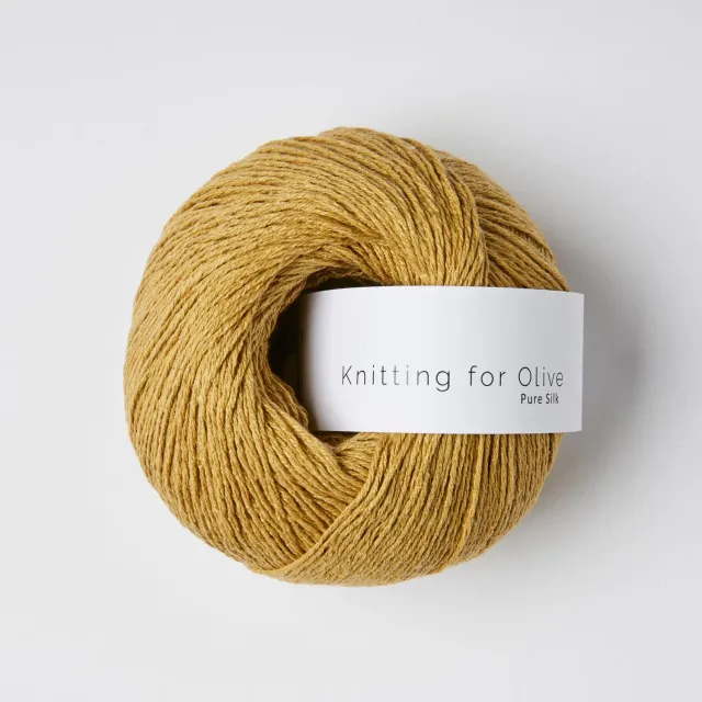 Knitting for Olive Pure Silk Seidengarn Dusty Honey gelb
