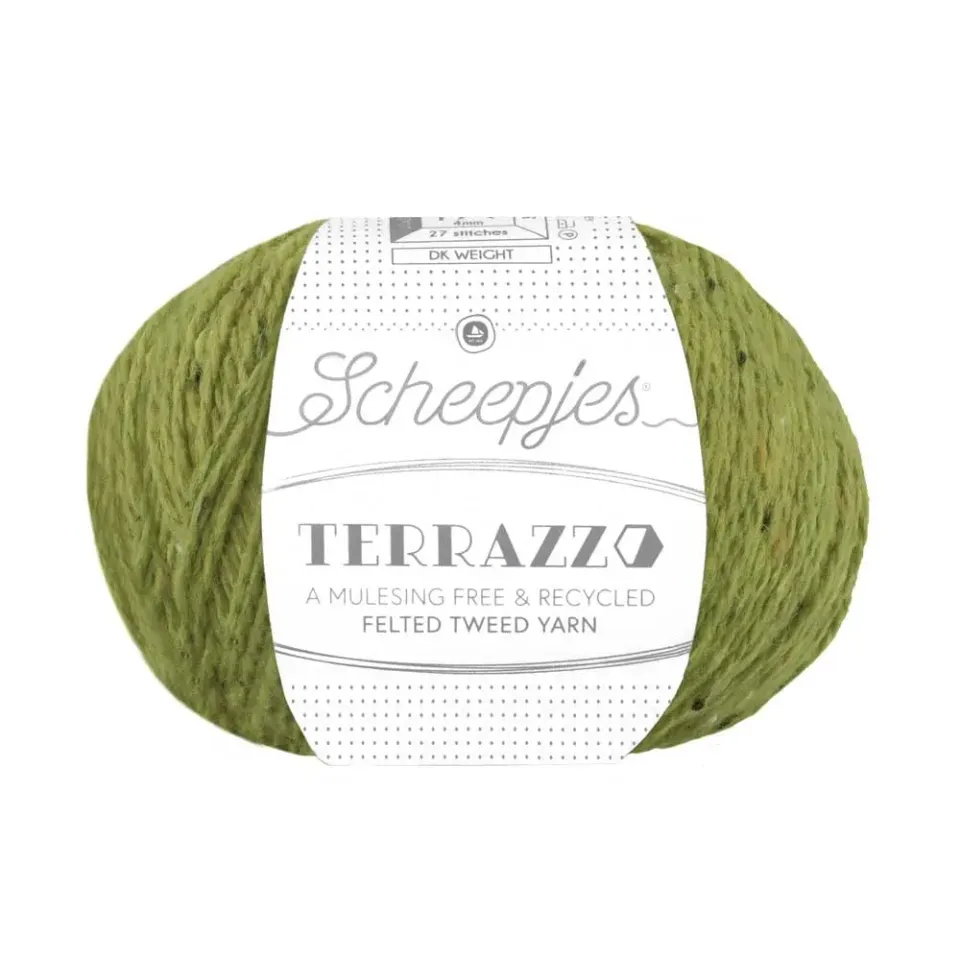 Scheepjes Terrazzo Wolle Olive 707 1x50g gesprenkelt
