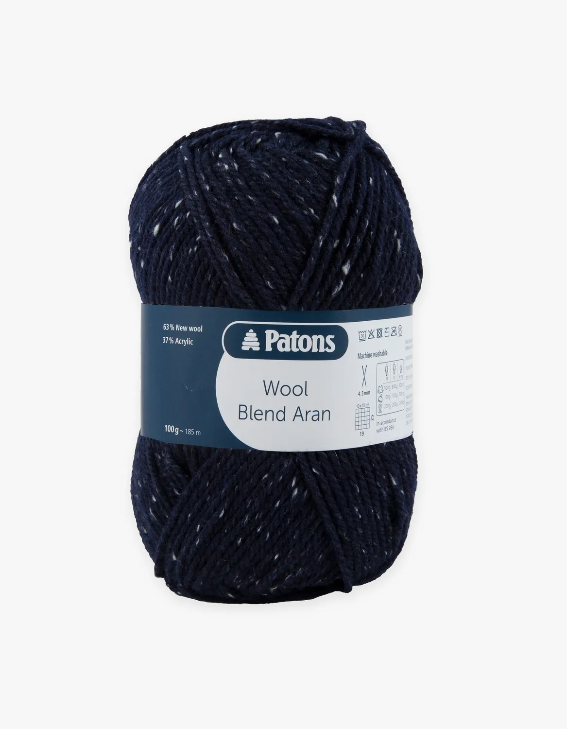 Patons Wool Blend Aran Wolle 100g 185m Tweed
