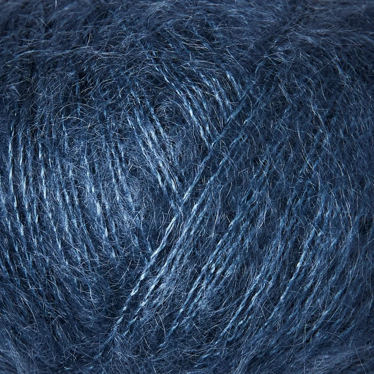 Knitting for Olive Soft Silk Mohair Wolle Blue Jeans fluffig