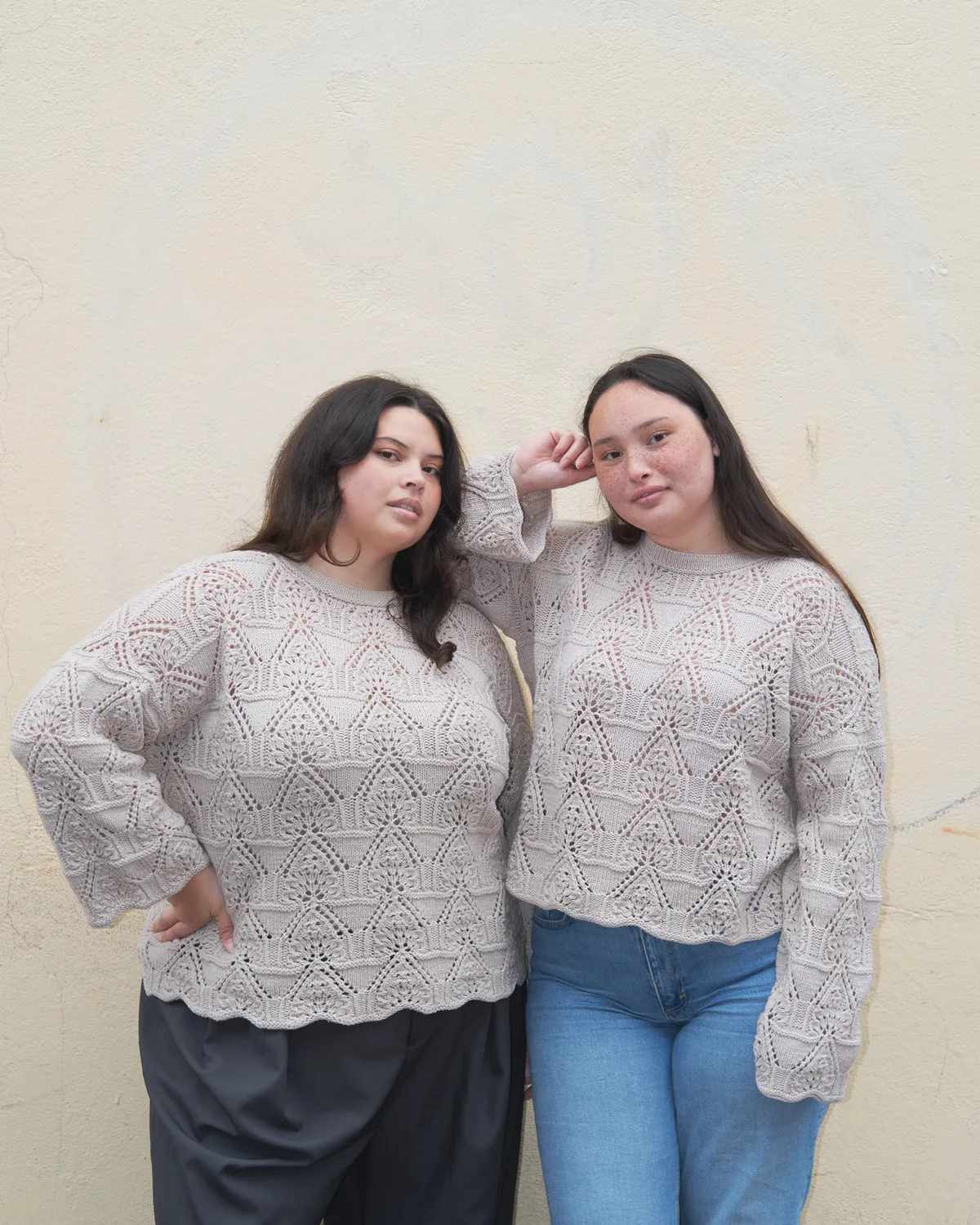 Knitting for Olive Madeleine Strickanleitung Lochmusterpullover deutsch