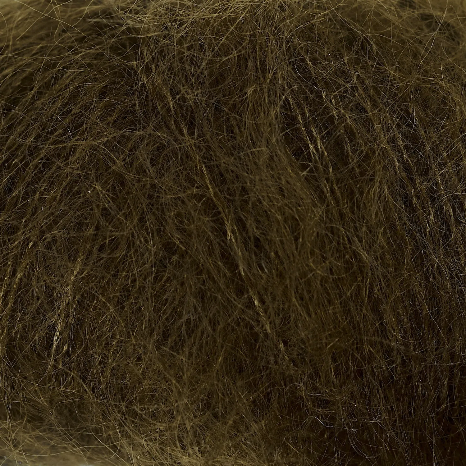 Knitting for Olive Soft Silk Mohair Olive Brown 25g Flausch