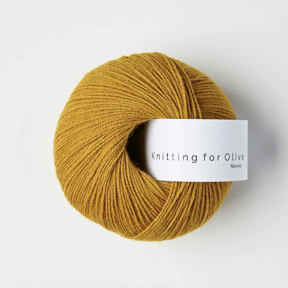 Knitting for Olive Merino Wolle Mustard 50g Gelb