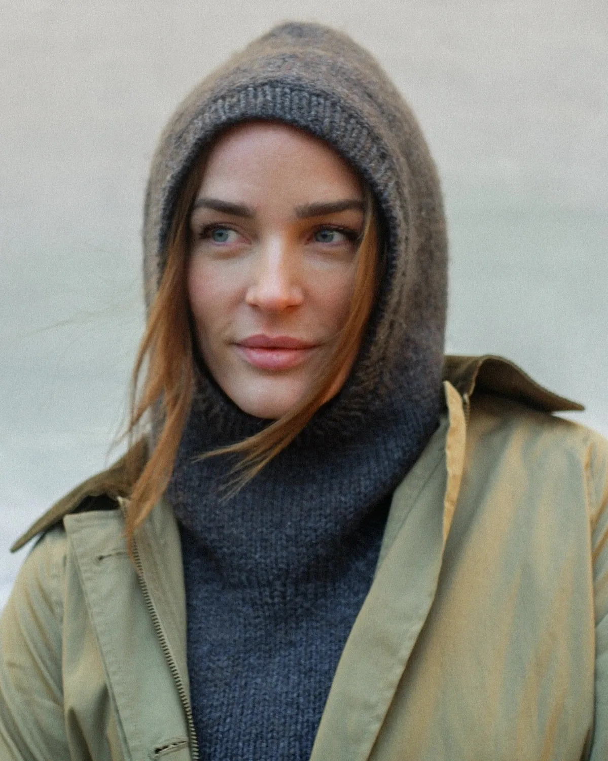 Knitting for Olive Winter Hood Kapuzenschal Anleitung