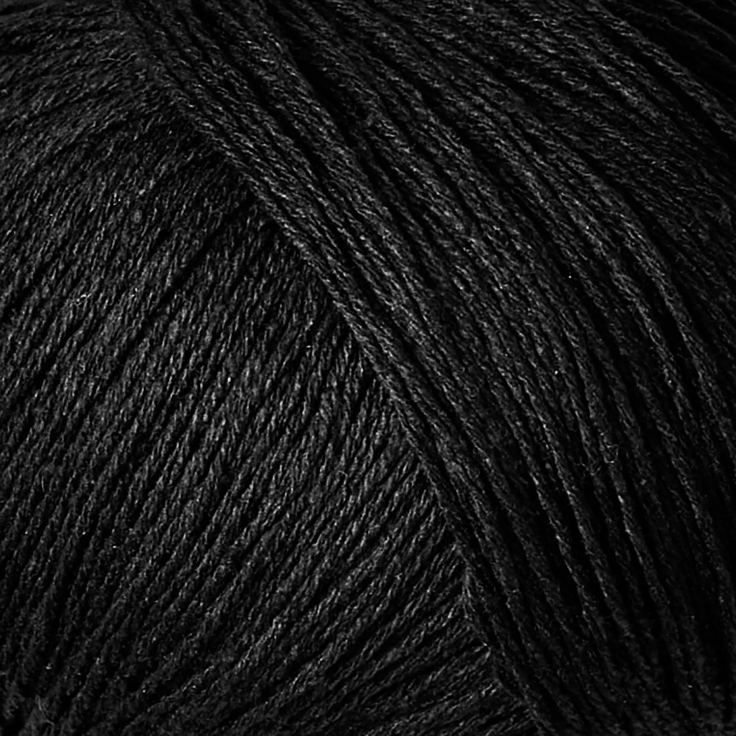 Knitting for Olive Pure Silk Seidengarn Coal kühles Schwarz