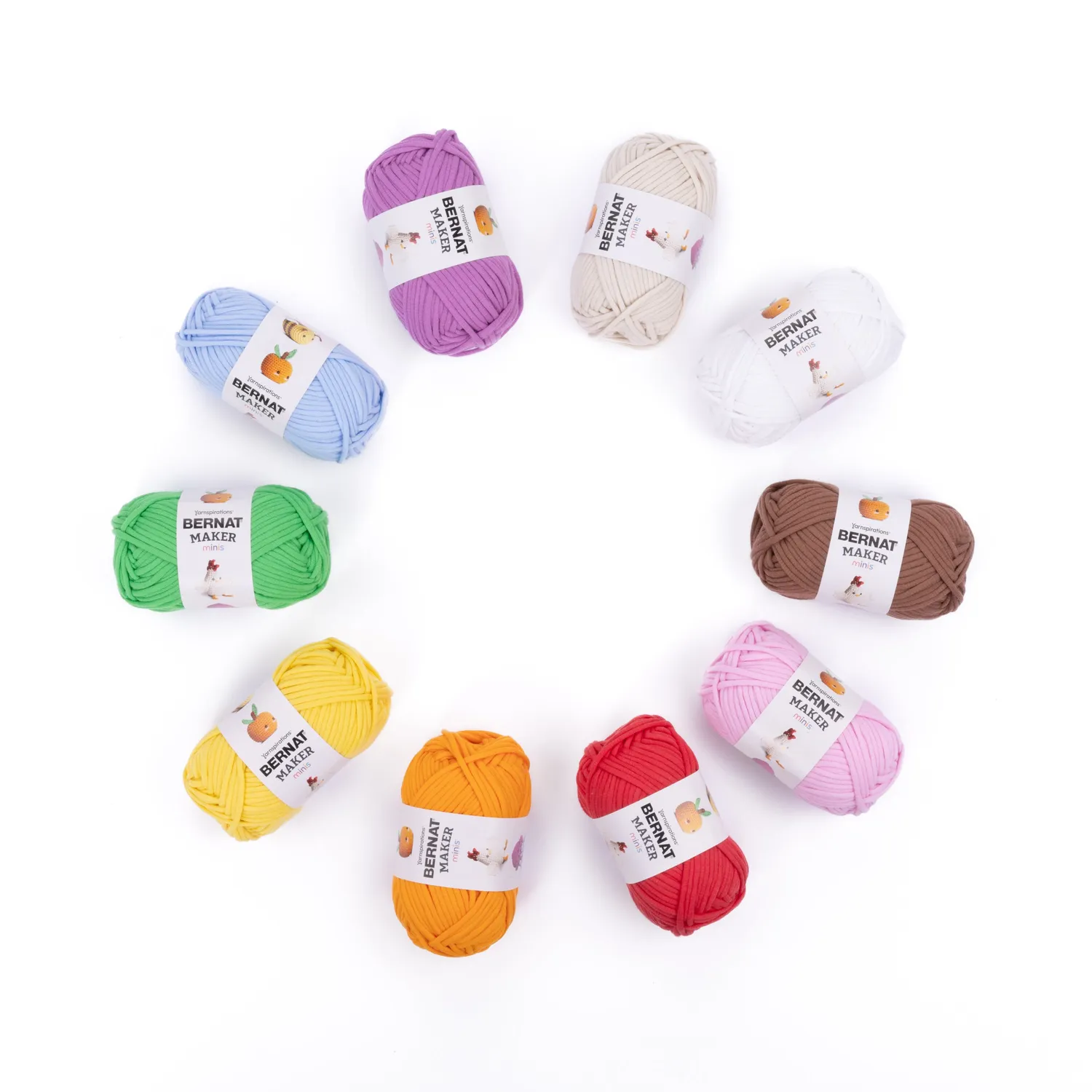 Bernat Maker Minis Pack Wolle 500g Classic Amigurumi Miniknäuel