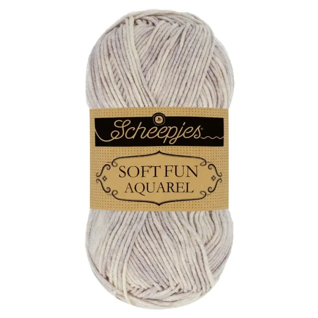 Scheepjes Softfun Aquarel 804 Cloudescape Garn 1x50g grau