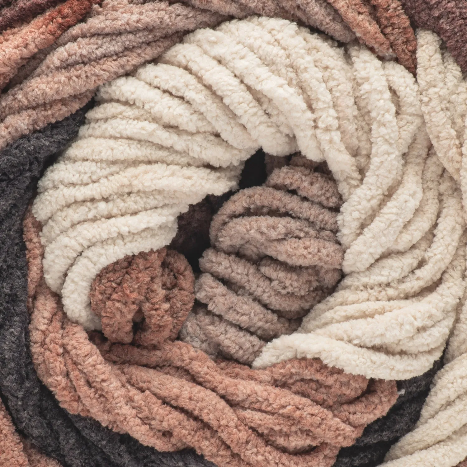 Bernat Blanket Patchwork Garn 300g Chenille Decken