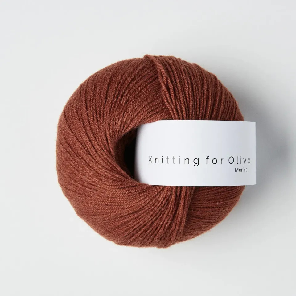 Knitting for Olive Merino Wolle Rust temperaturneutral