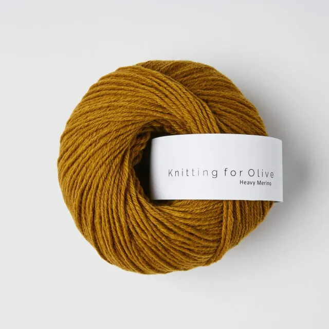 Knitting for Olive Heavy Merino Wolle Dark Ocher 50g Ockerbraun