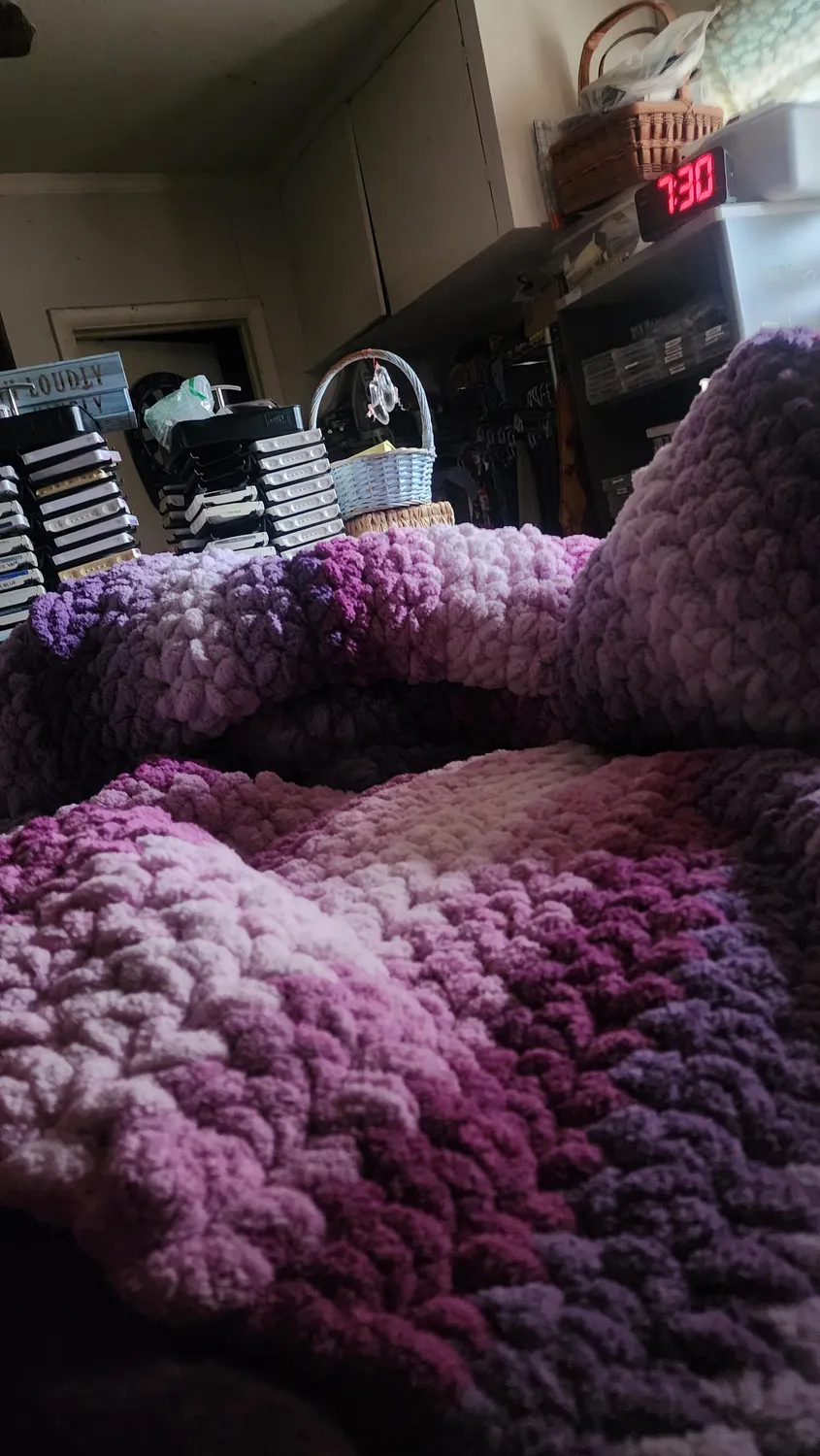 Bernat Blanket Extra Thick Garn 600g Farbverlauf