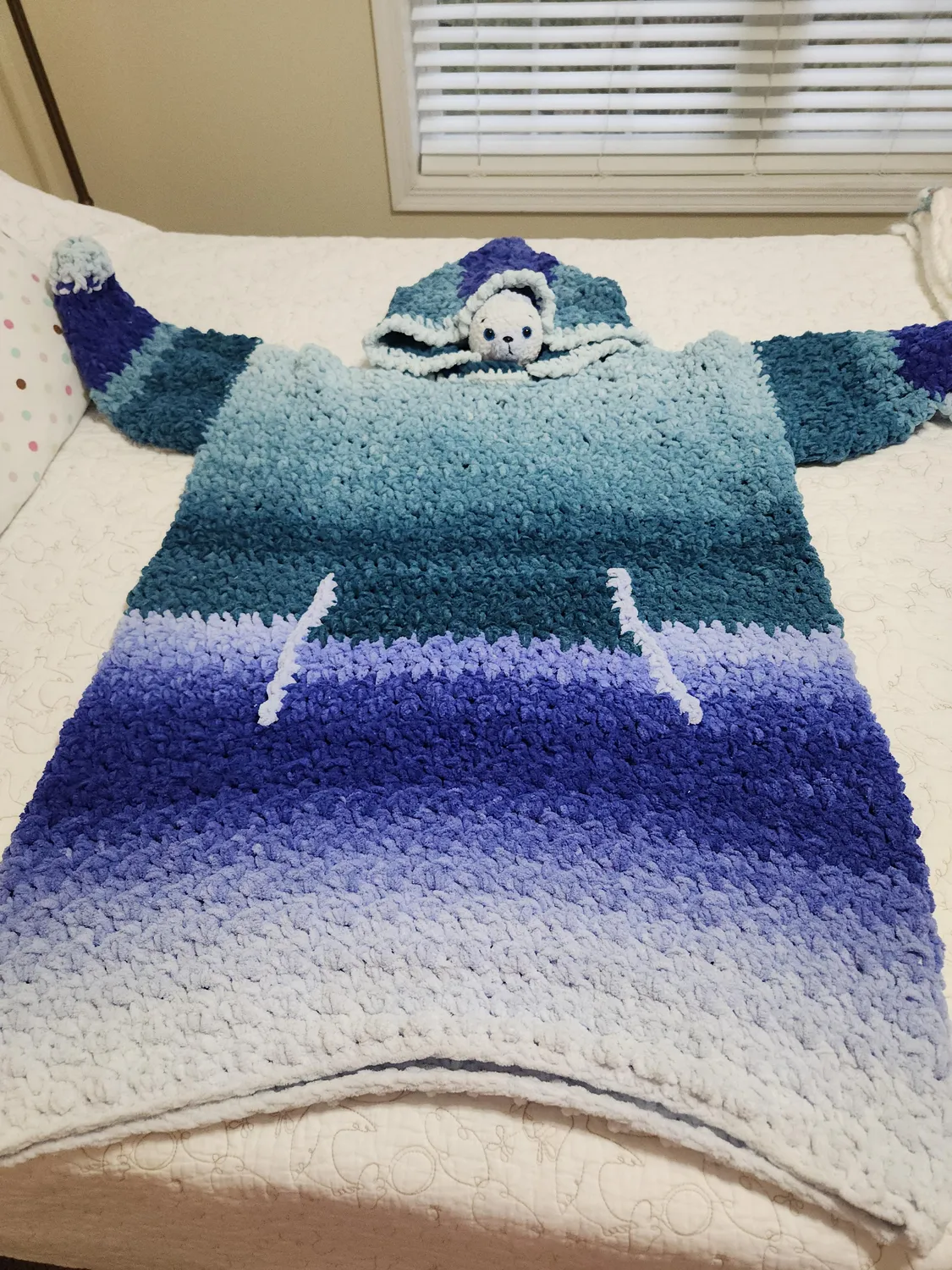 Bernat Blanket Perfect Phasing Chenillegarn 300g Verlauf